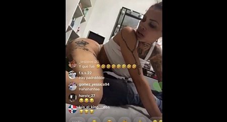 Mami Jordan pone a su marido a que la masturbe en vivo por Instagram