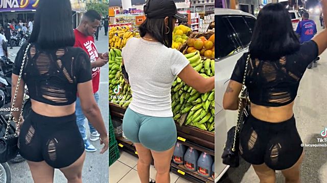 Lucy Empanada y su Culo Provocador Exhibiendo en las Calles