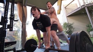 My BBW Workout Partner Gets Her Tight Pussy Stretched Out