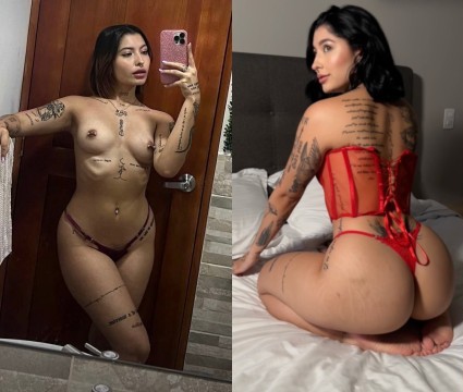 Valka presumiendo su culo en OnlyFans antes de la Casa de Alofoke