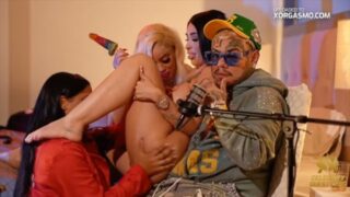 6ix9ine in Celebrity Guest Tape with Big-Butted Models