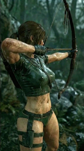 Don’t let yourself be caught by the sexy Lara Croft