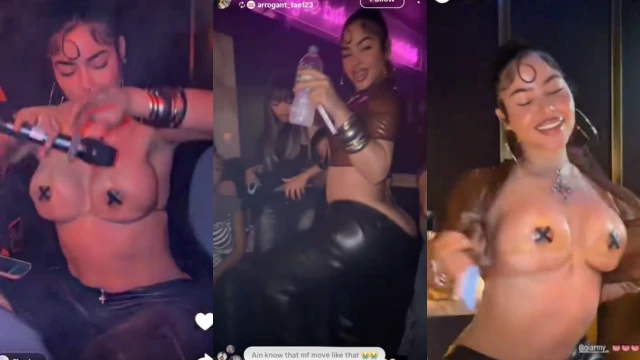 A wild party night with the sexy Gianka14 and her hot friends